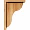 Ekena Millwork Carmel Rough Sawn Corbel w/Backplate, Western Red Cedar, 6"W x 10"D x 14"H COR06X10X14CAR01RWR - alternate 2